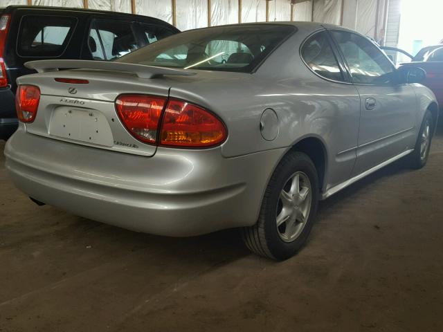 1G3NL12E54C201280 - 2004 OLDSMOBILE ALERO GL SILVER photo 4