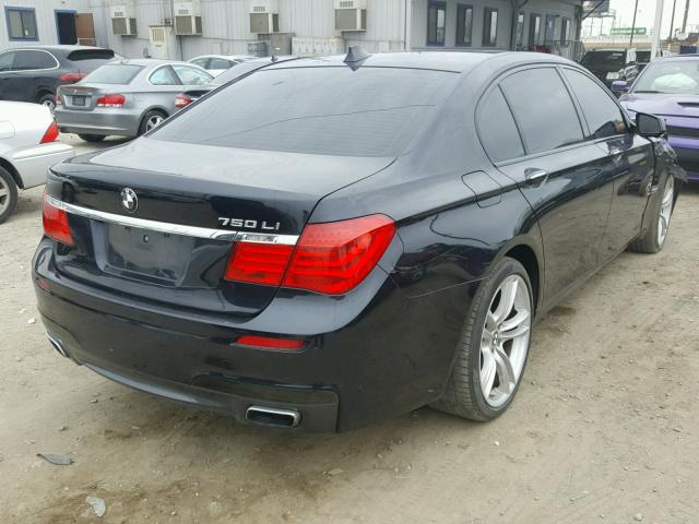 WBAKB8C59BCY65332 - 2011 BMW 750LI BLACK photo 4