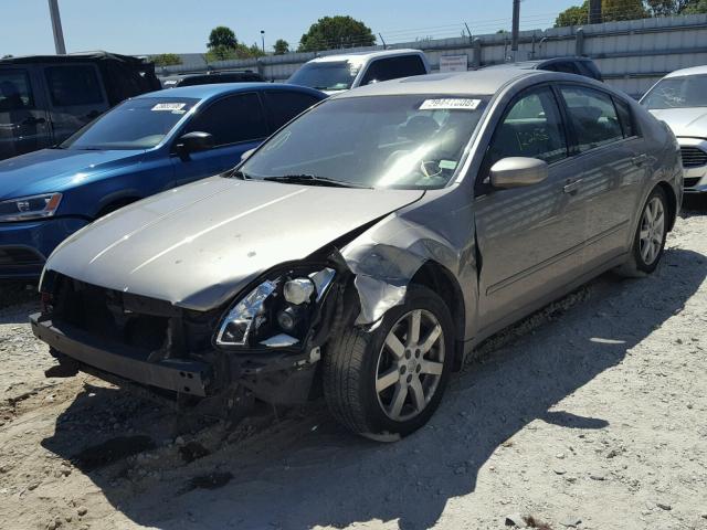 1N4BA41E54C823122 - 2004 NISSAN MAXIMA SE GOLD photo 2