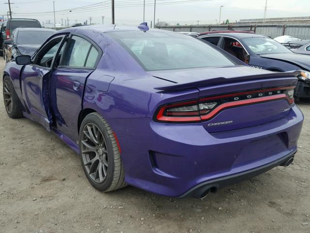 2C3CDXEJ0GH169604 - 2016 DODGE CHARGER SR PURPLE photo 3