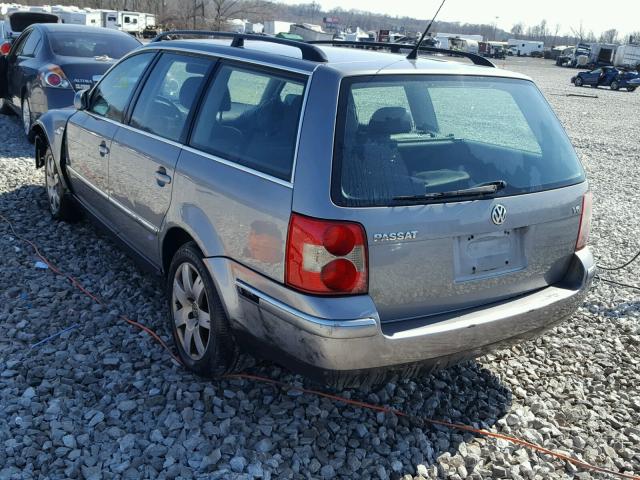 WVWWH63B03E011042 - 2003 VOLKSWAGEN PASSAT GLX 灰色 照片 3