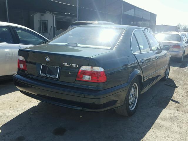 WBADT43421GF56981 - 2001 BMW 525 I AUTO GREEN photo 4