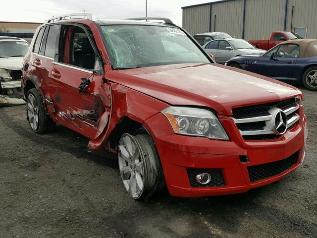 WDCGG5GB7AF424315 - 2010 MERCEDES-BENZ GLK 350 RED photo 1