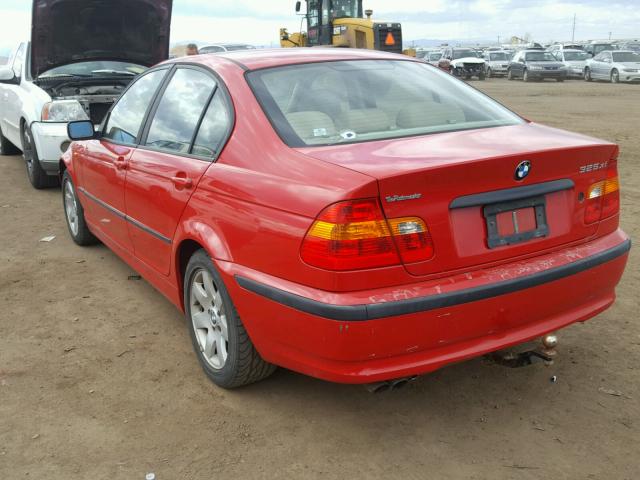 WBAEU334X4PF62771 - 2004 BMW 325 XI RED photo 3