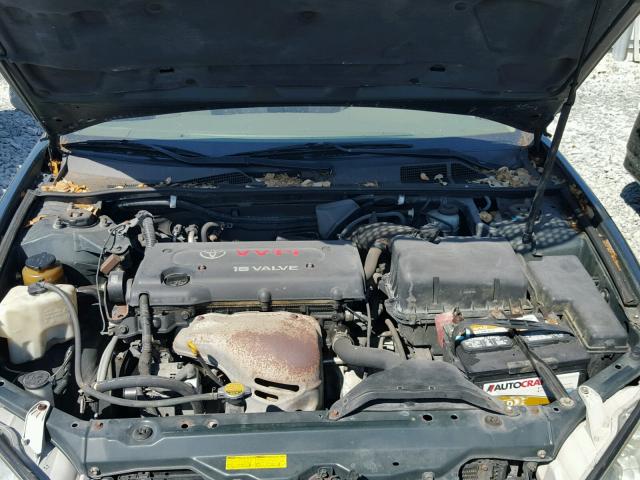 4T1BE32K12U632538 - 2002 TOYOTA CAMRY LE GREEN photo 7