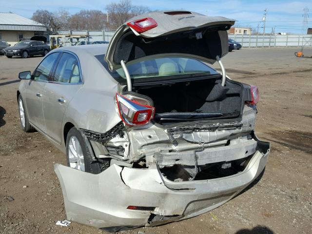 1G11H5SLXEF234497 - 2014 CHEVROLET MALIBU LTZ 棕色 照片 3