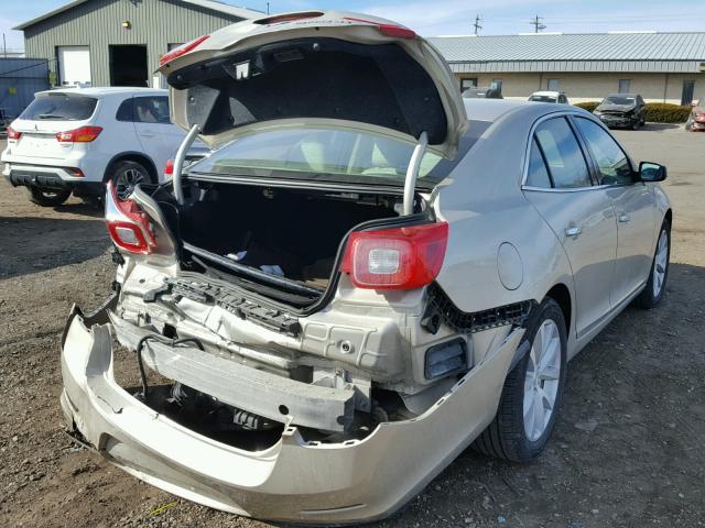 1G11H5SLXEF234497 - 2014 CHEVROLET MALIBU LTZ 棕色 照片 4