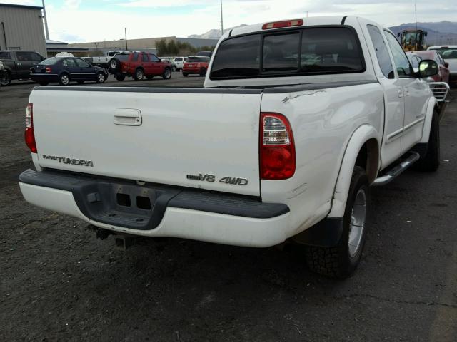 5TBBT48155S459798 - 2005 TOYOTA TUNDRA ACC WHITE photo 4