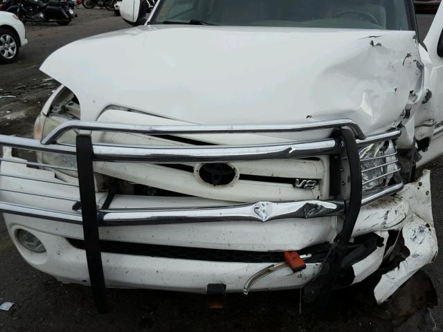 5TBBT48155S459798 - 2005 TOYOTA TUNDRA ACC WHITE photo 7