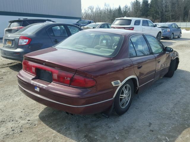 2G4WB52K9Y1126059 - 2000 BUICK REGAL LS RED photo 4