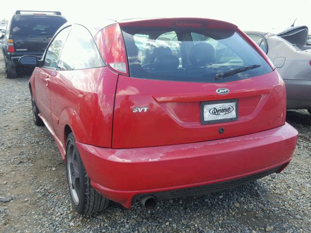 3FAHP39563R172056 - 2003 FORD FOCUS SVT RED photo 3