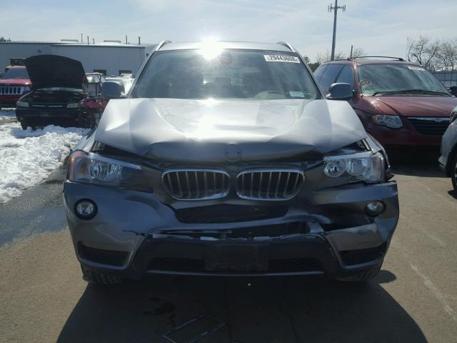 5UXWX5C5XCL727335 - 2012 BMW X3 XDRIVE2 GRAY photo 7