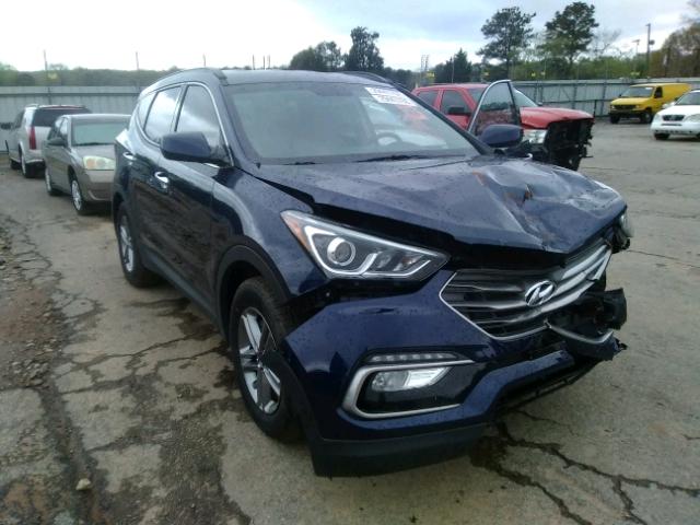 5XYZU3LB5HG406422 - 2017 HYUNDAI SANTA FE S BLUE photo 1