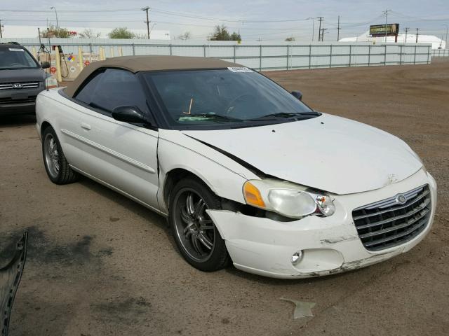 1C3EL55R44N312305 - 2004 CHRYSLER SEBRING LX WHITE photo 1