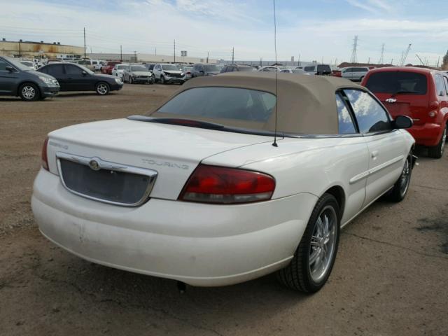 1C3EL55R44N312305 - 2004 CHRYSLER SEBRING LX WHITE photo 4