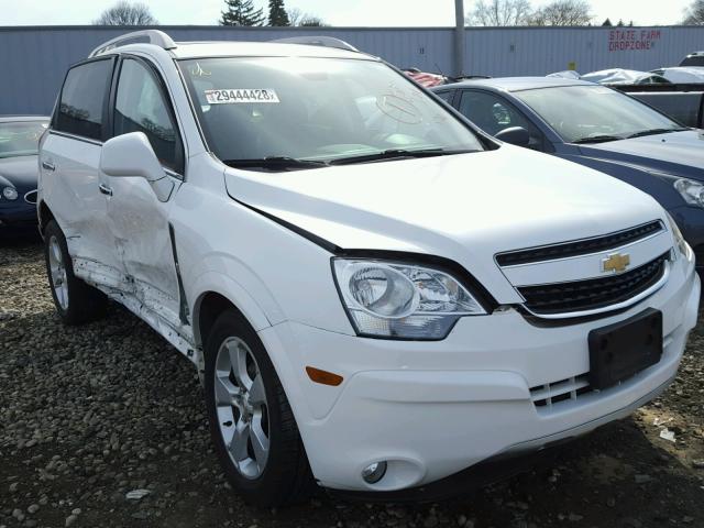 3GNAL4EKXES522171 - 2014 CHEVROLET CAPTIVA LT WHITE photo 1