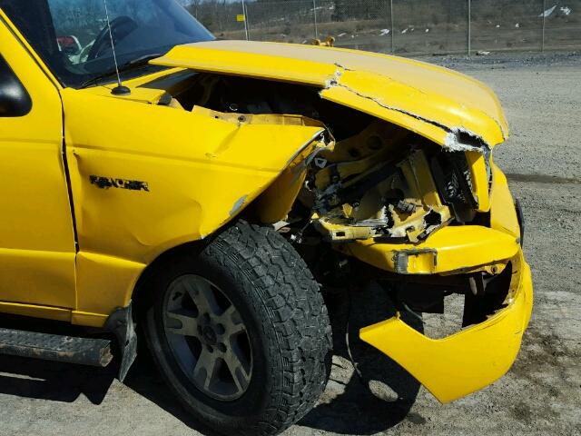 1FTZR45E22PB06436 - 2002 FORD RANGER SUP YELLOW photo 9