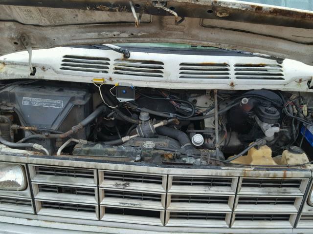 2B5WB35Z3LK730283 - 1990 DODGE RAM WAGON WHITE photo 7