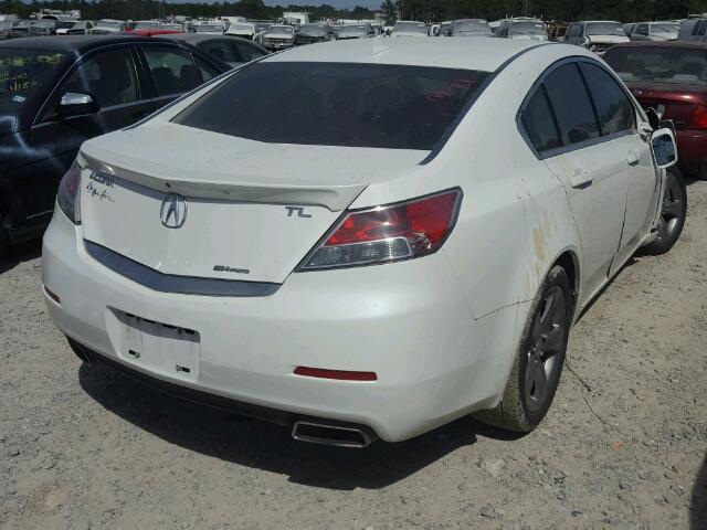 19UUA9F59CA012184 - 2012 ACURA TL WHITE photo 4