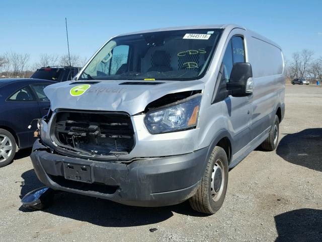 1FTNE1YM4FKB02130 - 2015 FORD TRANSIT T- SILVER photo 2