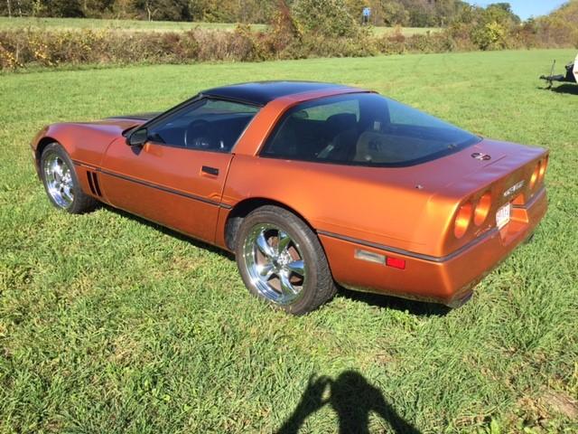 1G1AY0782E5150946 - 1984 CHEVROLET CORVETTE ORANGE photo 4