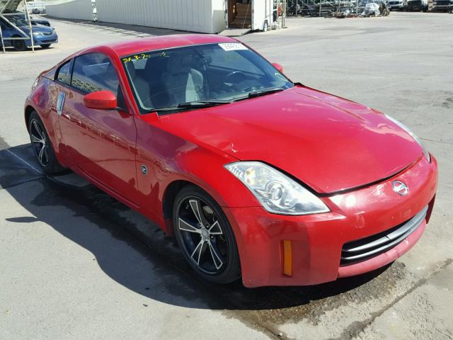 JN1BZ34DX7M503330 - 2007 NISSAN 350Z COUPE RED photo 1