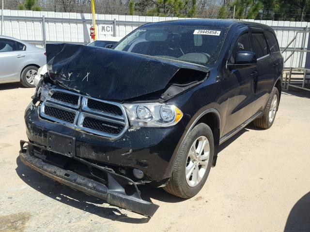 1C4RDHAGXCC193122 - 2012 DODGE DURANGO SX BLACK photo 2