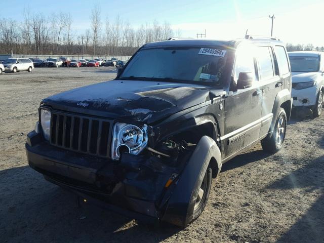 1J4PN2GK4BW577191 - 2011 JEEP LIBERTY SP BLACK photo 2