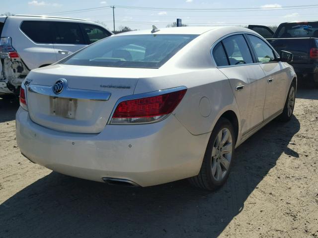 1G4GD5E31CF316166 - 2012 BUICK LACROSSE P WHITE photo 4