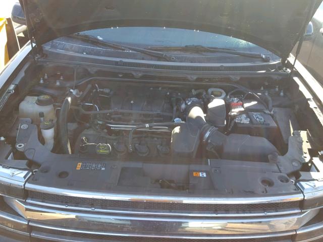 2FMGK5C81DBD24632 - 2013 FORD FLEX SEL შავი ფოტო 7