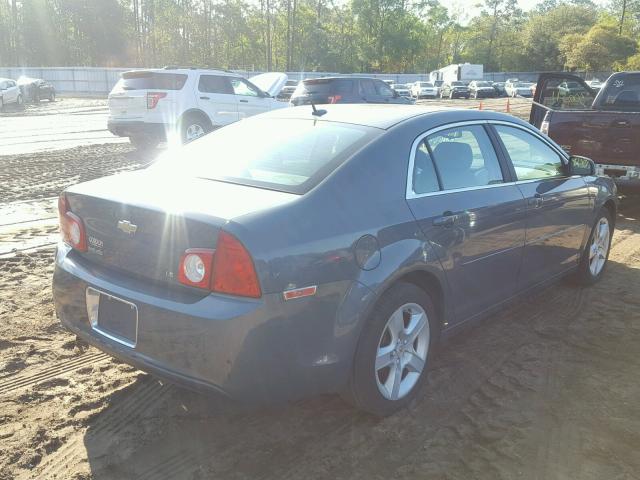 1G1ZG57BX9F182106 - 2009 CHEVROLET MALIBU LS ნაცრისფერი ფოტო 4