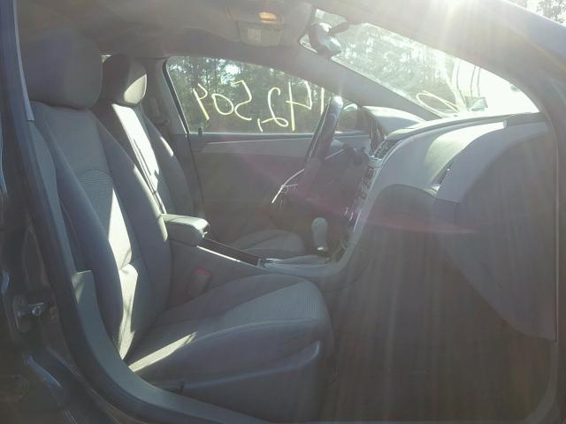 1G1ZG57BX9F182106 - 2009 CHEVROLET MALIBU LS ნაცრისფერი ფოტო 5