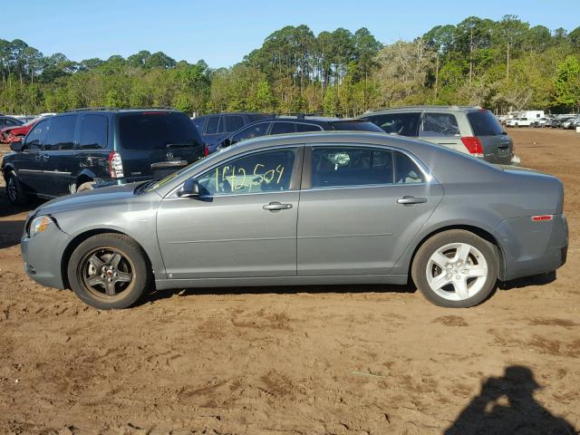 1G1ZG57BX9F182106 - 2009 CHEVROLET MALIBU LS ნაცრისფერი ფოტო 9