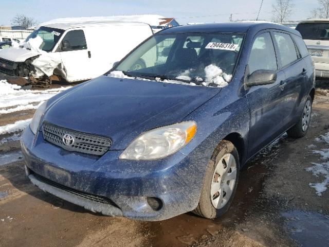 2T1KR32E38C691857 - 2008 TOYOTA COROLLA MA BLUE photo 2