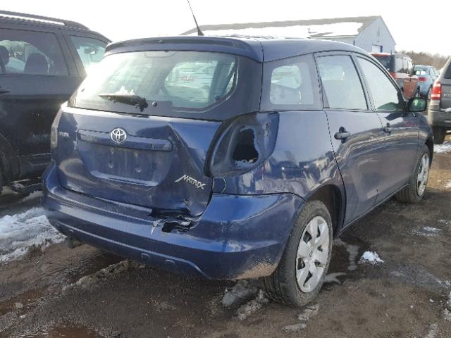 2T1KR32E38C691857 - 2008 TOYOTA COROLLA MA BLUE photo 4