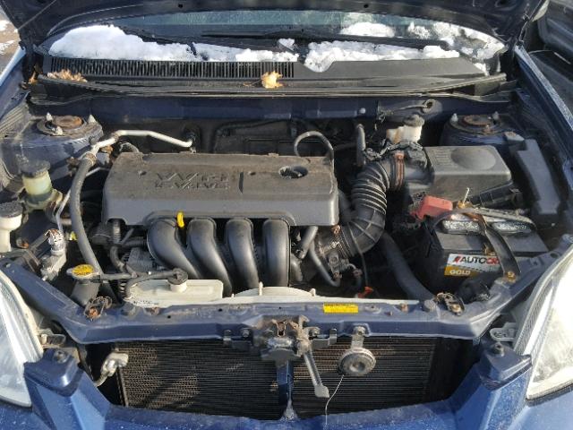 2T1KR32E38C691857 - 2008 TOYOTA COROLLA MA BLUE photo 7