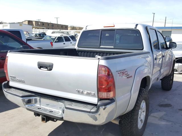 3TMLU42N46M006004 - 2006 TOYOTA TACOMA DOU SILVER photo 4