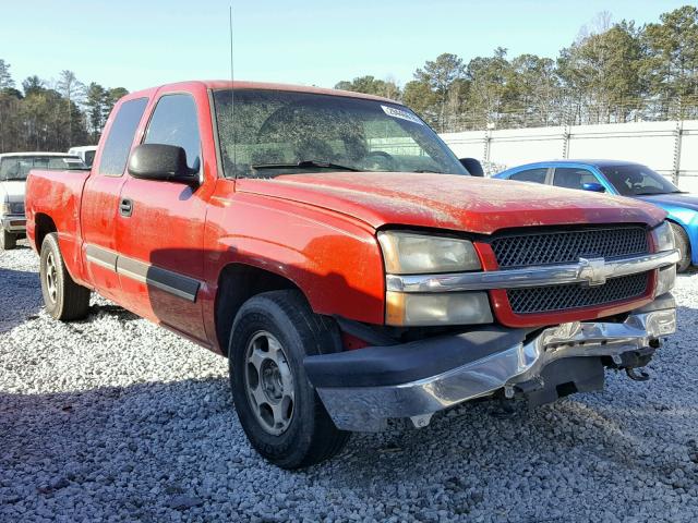 2GCEC19T331102417 - 2003 CHEVROLET SILVERADO RED photo 1