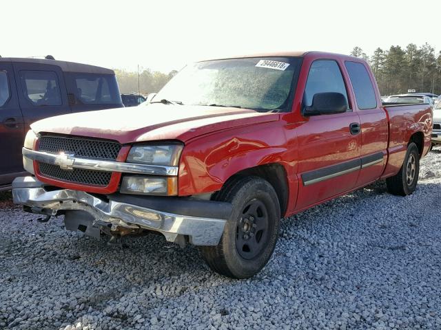 2GCEC19T331102417 - 2003 CHEVROLET SILVERADO RED photo 2