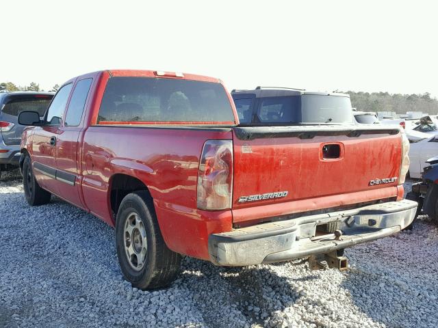 2GCEC19T331102417 - 2003 CHEVROLET SILVERADO RED photo 3