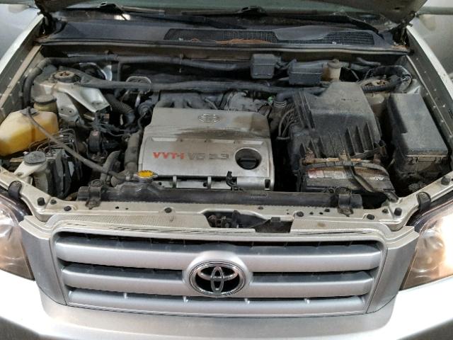 JTEDP21A440033780 - 2004 TOYOTA HIGHLANDER SILVER photo 7