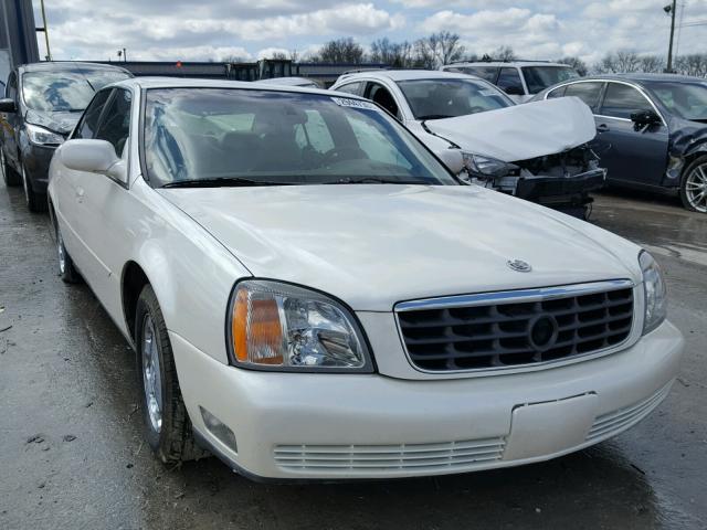 1G6KE54Y92U148363 - 2002 CADILLAC DEVILLE DH WHITE photo 1