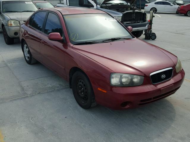 KMHDN45D33U473003 - 2003 HYUNDAI ELANTRA GL RED photo 1