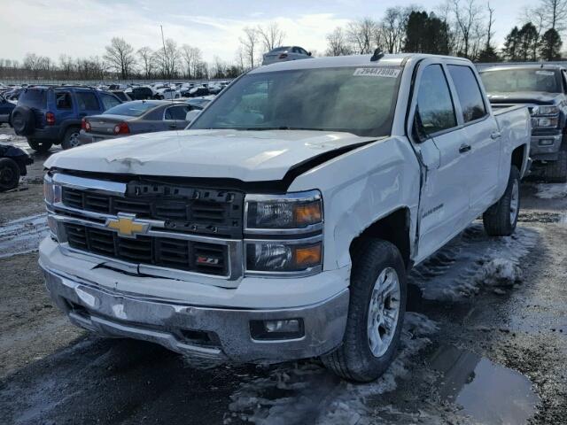 3GCUKREC0FG505835 - 2015 CHEVROLET SILVERADO WHITE photo 2