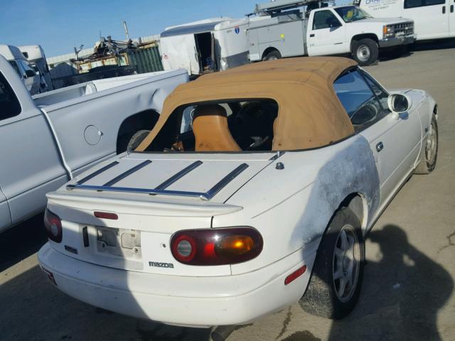 JM1NA3536S0617767 - 1995 MAZDA MX-5 MIATA WHITE photo 4