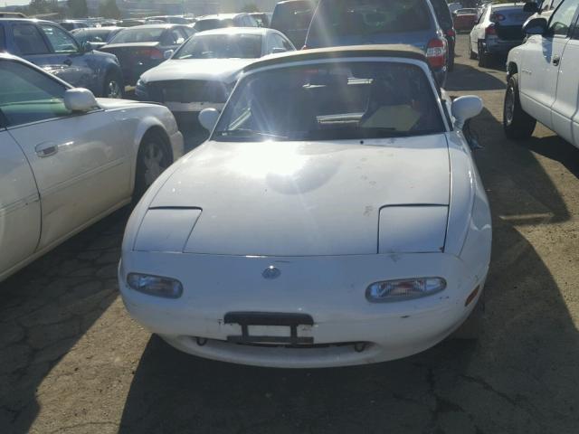 JM1NA3536S0617767 - 1995 MAZDA MX-5 MIATA WHITE photo 9