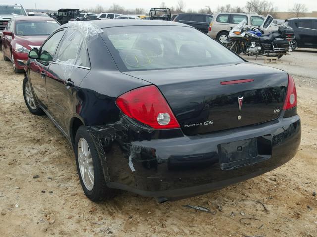 1G2ZG528254137416 - 2005 PONTIAC G6 BLACK photo 3