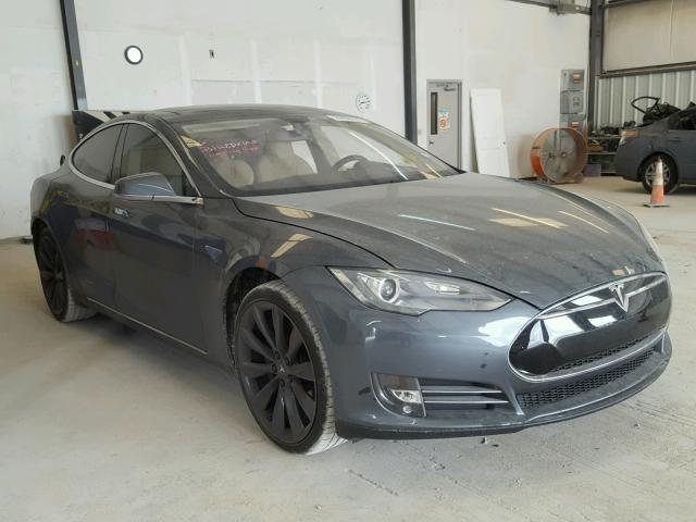 5YJSA1DP4CFP03254 - 2012 TESLA MODEL S GRAY photo 1