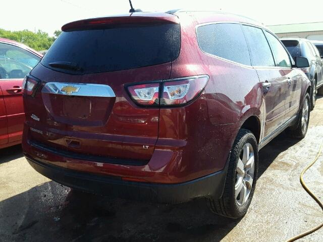 1GNKRGKD1HJ156567 - 2017 CHEVROLET TRAVERSE L MAROON photo 4