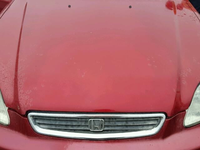 1HGEJ6679WL026373 - 1998 HONDA CIVIC LX RED photo 7